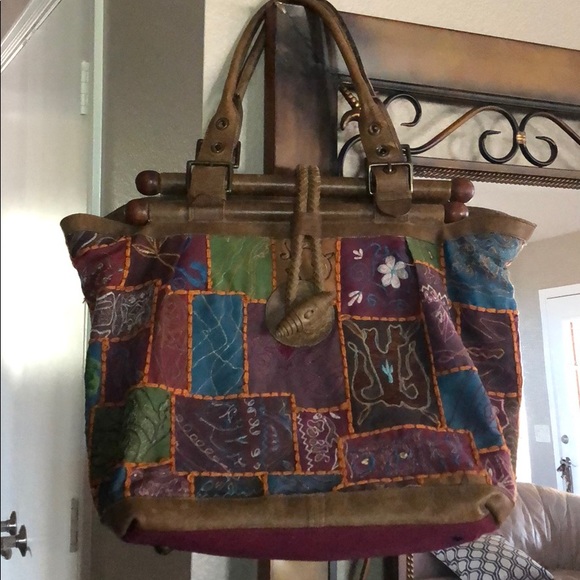 Chico's Handbags - Vintage Chico’s beautiful & unique large Tote Bag
